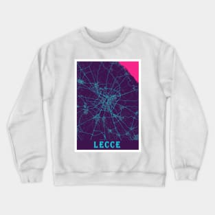 Lecce Neon City Map Crewneck Sweatshirt